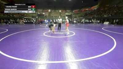 155 lbs Quarterfinal - Olivia Faust, Buchanan vs Vivian Garcia, Madera South