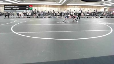 53 lbs Rr Rnd 1 - Mialani Martinez, 505 Wc vs Makayela Sawyer, Mat Demon