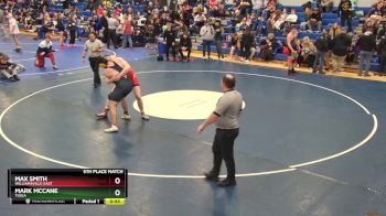 285 lbs 5th Place Match - Mark McCane, Tioga vs Max Smith, Williamsville East