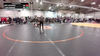 113 lbs Champ. Round 2 - Cody Littlepage, Eagle Valley vs Luke Jennings, Chaparral