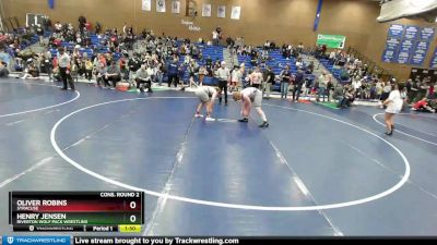 145+ Cons. Round 2 - Oliver Robins, Syracuse vs Henry Jensen, Riverton Wolf Pack Wrestling