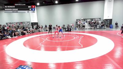 126 lbs Eli Schultz, Minnesota Blue vs Madden Edgar, Oklahoma