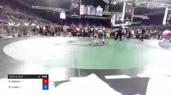 200 lbs Consi Of 16 #1 - Alyvia Askren, Oregon vs Dalisia Lopez, New York