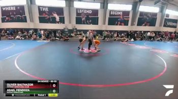 86-92 lbs Cons. Round 3 - Oliver Balthazor, Patriot Wrestling Club vs Asael Mendoza, Dumas Wrestling