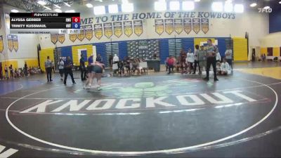 155 lbs Round 2 (6 Team) - Alyssa Gerber, Eagles WC vs Trinity Kussmaul, The Outsiders