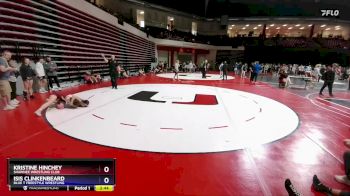 120 lbs Round 4 - Kristine Hinchey, Shawnee Wrestling Club vs Isis Clinkenbeard, Blue T Freestyle Wrestling