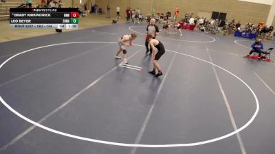 16U - 144 lbs Semis - Brady Kirkpatrick, No Nonsense Wrestling vs Leo Beyer, Zumbrota-Mazeppa