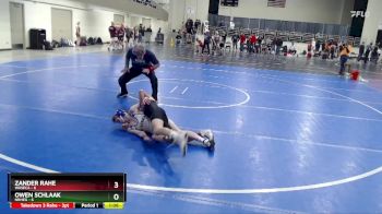 105 lbs Finals (8 Team) - Zander Rahe, Waseca vs Owen Schlaak, NRHEG