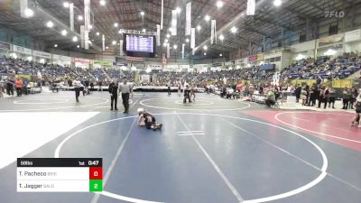 58 lbs Quarterfinal - Tyzano Pacheco, Brighton Wrestling Club vs Trevor Jagger, Bald Eagle Wrestling