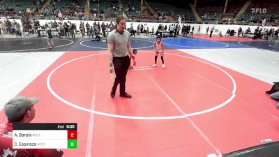 65 lbs Consi Of 4 - Michael Trujillo, Taos Jr WC vs Brycen Smith, NM Beast