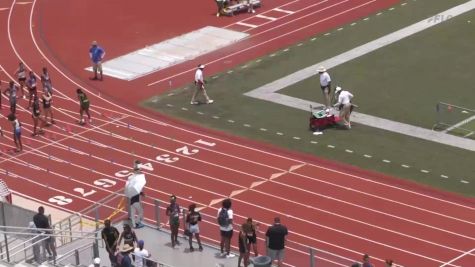 Youth Girls' 100m 2023 Aau Regional Qualifier 19, Semi-Finals 1 - Age 14