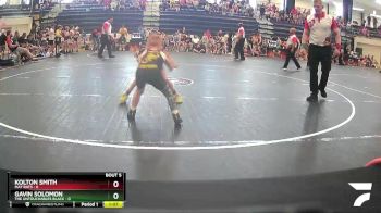 50 lbs Semis & 1st Wrestleback (8 Team) - Gavin Solomon, The Untouchables Black vs Kolton Smith, Mat Rats