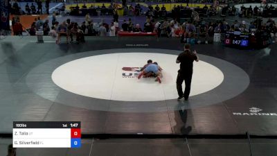 190 lbs Cons 32 #1 - Zion Talia, UT vs Grant Silverfield, FL