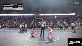 80 lbs Champ. Round 1 - Kambree Manning, Maize vs Remington Henman, Ellis Kids Wrestling Club