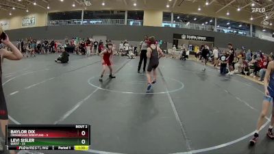 68 lbs Round 1 - Levi Sisler, Quest vs Baylor Dix, Crossroads Wrestling