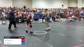 70 kg Cons Semi - Will Lewan, Cliff Keen Wrestling Club vs Pj Duke, KD Training Center