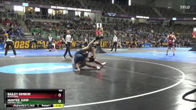 165 lbs Champ. Round 1 - Hunter Jump, Central Okla. vs Bailey Gimbor, Kutztown