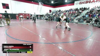 190 lbs Cons. Round 1 - Maya Garza, Newbury Park vs Jenny Talamantes, Azusa