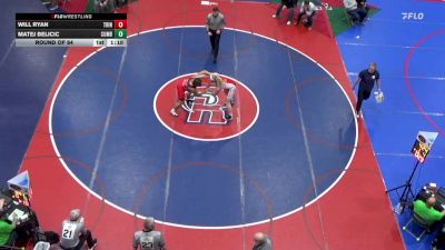 212 lbs Round Of 64 - Will Ryan, Trinity vs Matej Belicic, Cumberland Valley