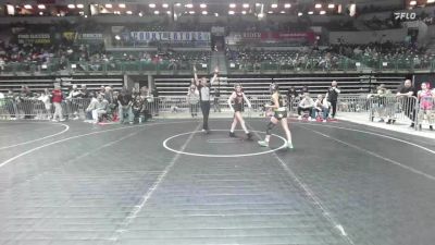 91 lbs Consolation - Sophia Washburn, Lakeland vs Leilanni Huggins, Cja