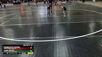 50 lbs Semifinal - Fynn Miller, Sparta Junior Bulldogs vs Charlotte Casteel, Rabbit Wrestling Club