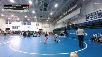 106 lbs Cons. Round 2 - Fred Padilla, Cheyenne East vs Brekyn Crippen, Worland