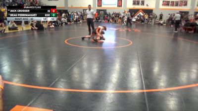 82 lbs Cons. Round 1 - Jack Crosser, Hammerin Hawks vs Beau Perrinjaquet, Delaware County Wrestling Club