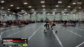 100 lbs Quarterfinal - Logan Worth, Pursuit Wrestling Academy vs Cole Buffler, Steller Trained