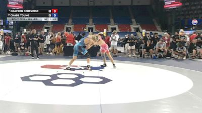 165 lbs Cons. Sub-semis - Grayson Debevoise, Ohio vs Chase Young, California