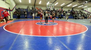 145 lbs Semifinal - Corey Harris, Union Girls JH vs Victoria Evans, Jenks