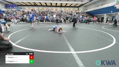 58 lbs Quarterfinal - Dawson Rigdon, Piedmont vs Tyde Begley, Choctaw Ironman Youth Wrestling