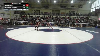 120 lbs 3rd Place Match - Madison Barrett, College Park vs Keira Sale, Northgate
