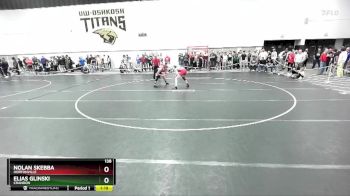 138 lbs Quarterfinal - Elias Glinski, Crandon vs Nolan Skebba, Hortonville