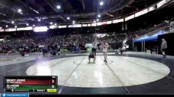 152 lbs Cons. Round 3 - Brady Johns, Mt. View Oregon vs Eli Noah, Tri-Valley