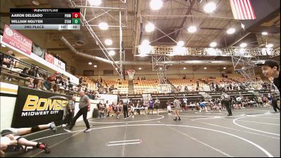 96 lbs 2nd Place - Aaron Delgado, Prime Wrestling vs William Nguyen, Standfast OKC