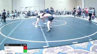 113 lbs Quarterfinal - Frank Soliz, Atc vs Aiden Bastian, Empire WC