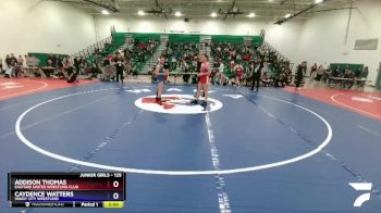 125 lbs Cons. Round 1 - Addison Thomas, Eastside United Wrestling Club vs Caydence Watters, Windy City Wrestlers