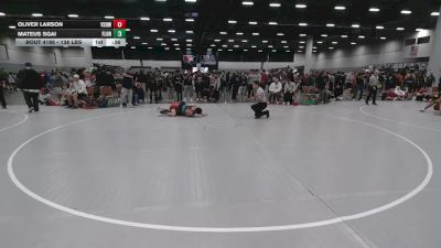 138 lbs Cons. Quarters - Mateus Sgai, Florida vs Oliver Larson, Victory School Of Wrestling