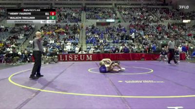 138 lbs Quarterfinal - Malachi Thullner, New Haven vs Henry Faurote, Bellmont (IN)