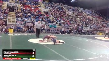 120 lbs Quarterfinal - Trace Hoggarth, Carrington vs Elijah Ramos, Killdeer