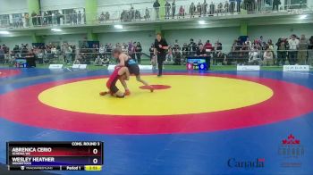 51kg Cons. Round 3 - Abrenica Cerio, Schewa WC vs Wesley Heather, Woodstock