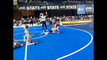 63 lbs Champ. Round 2 - Delela Cavasos, Toppenish USA Wrestling Club vs Zanyah Keys, Team Aggression Wrestling Club