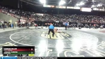 3A 285 lbs 1st Place Match - Conrad Miller, South Fremont vs Joshua Curzon, Snake River