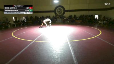 126 lbs Round 1 (4 Team) - Isaac Quevedo, Dripping Springs High School vs Jeremiah Garcia, San Antonio Johnson