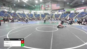 190 lbs Semifinal - Ian Hook, Rapid City Cobblers vs Mason Shore, Centaurus WC