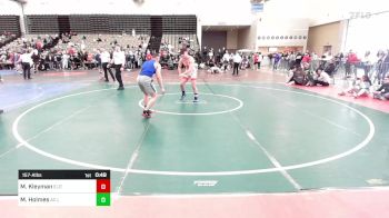 157-A lbs Consolation - Marc Kleyman, Elite Wrestling Academy vs Marcus Holmes, AC Lions