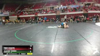 165 lbs Round 1 (16 Team) - Troy Chacon, Lubbock Cooper vs Hunter Torres, Midlothian