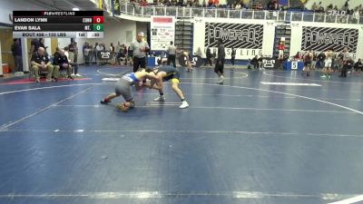 133 lbs Consy 2 - Landon Lynn, Connellsville vs Evan Sala, Mt. Lebanon