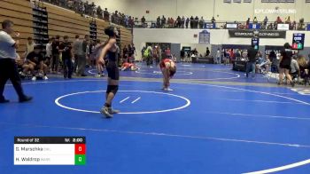 106 lbs Round Of 32 - Hudson Waldrop, Warrior Wrestling vs Garrett Marschka, Chiles High School