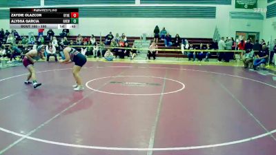 190 lbs Cons. Round 2 - Alyssa Garcia, Grandview (Girls) vs Zaydie Olazcon, Othello (Girls)